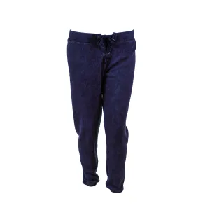 Splendid Women's Waffle Knit Lace Jogger Pants Blue Size Large