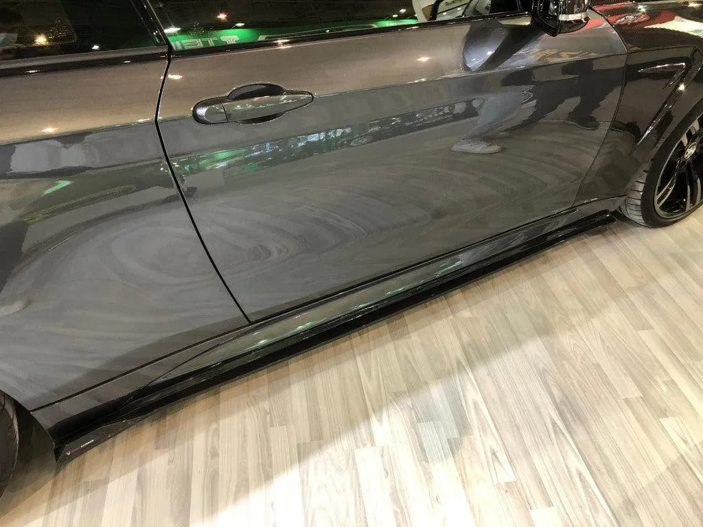 TAKD Carbon Side Skirts for BMW M2 / M2C F87 Pre-preg Carbon Fiber