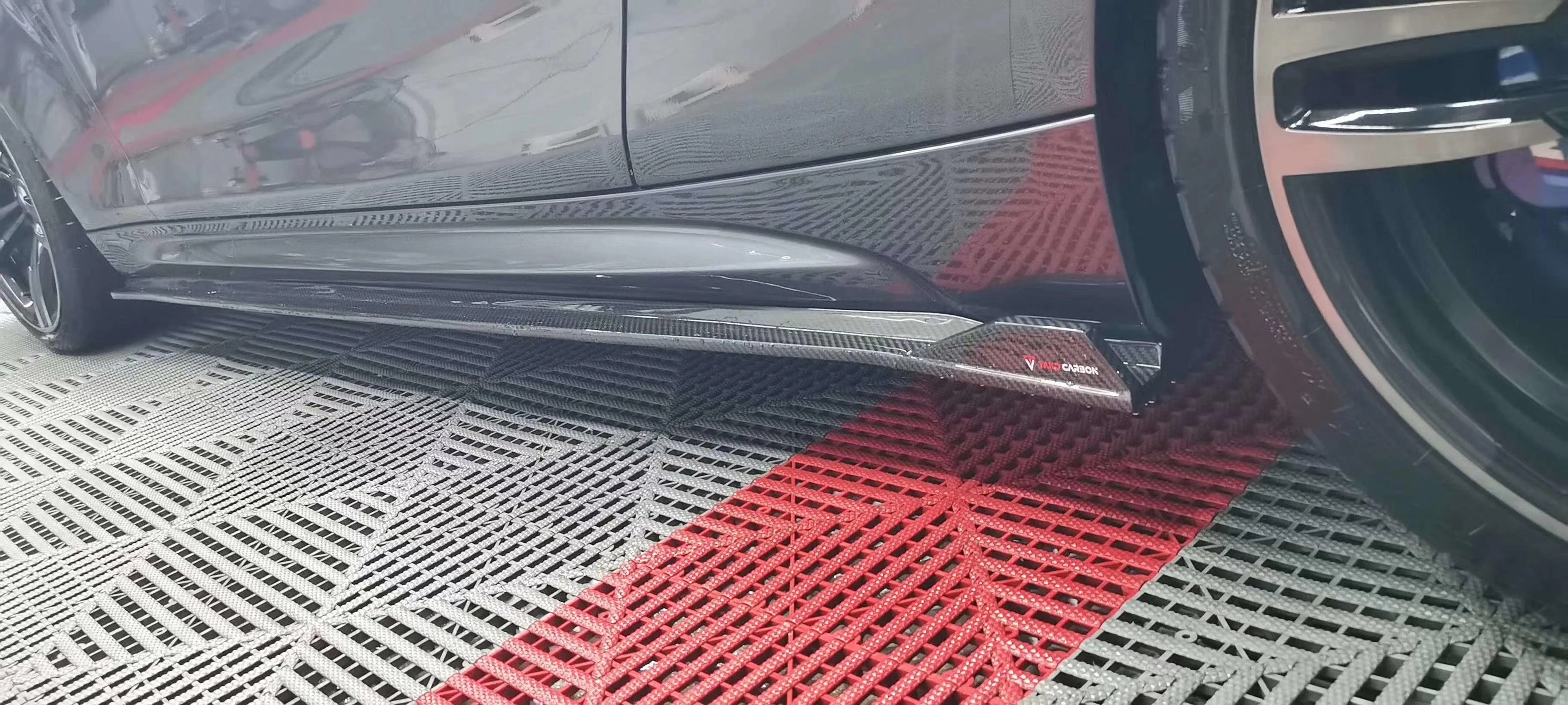 TAKD Carbon Side Skirts for BMW M2 / M2C F87 Pre-preg Carbon Fiber