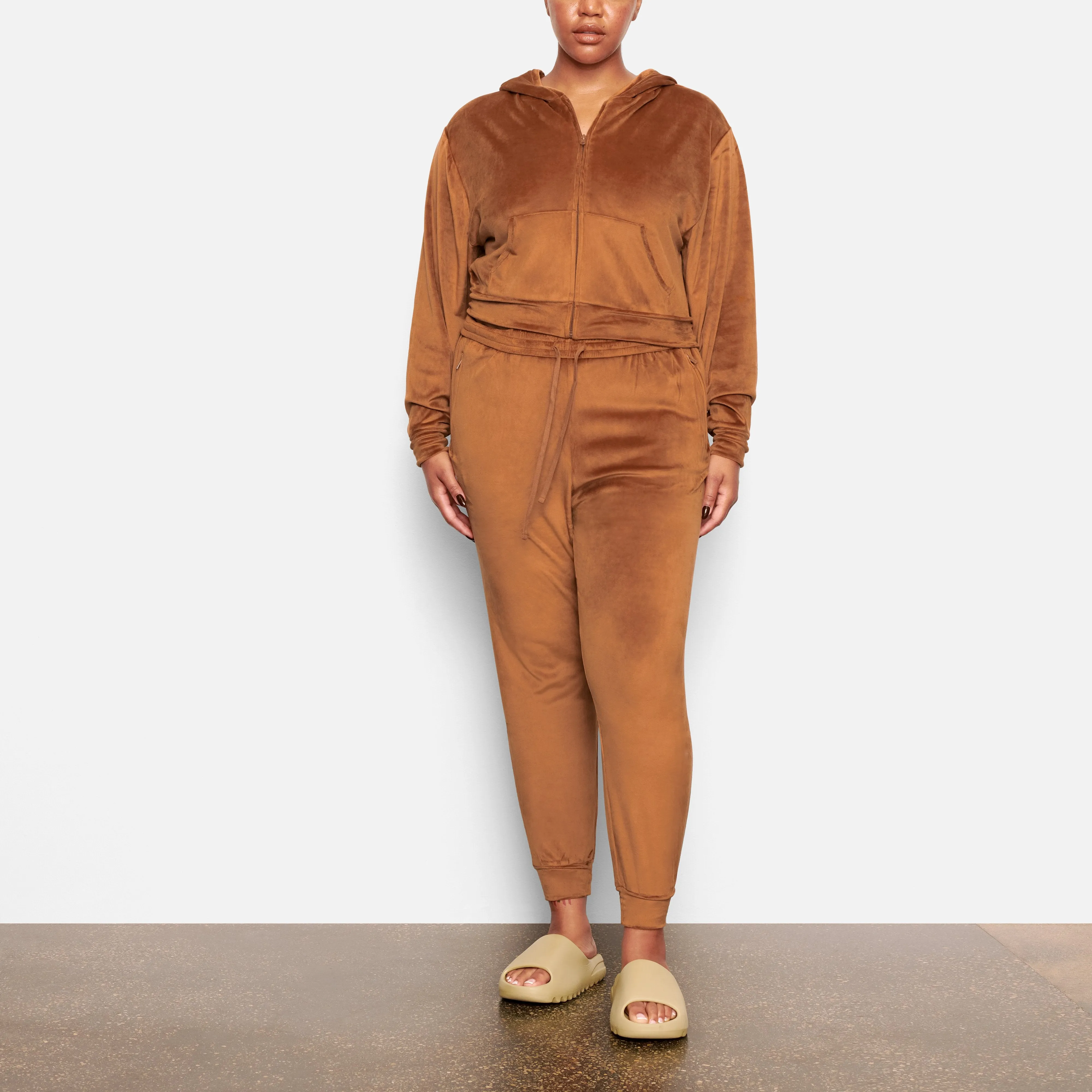 VELOUR JOGGER | COPPER