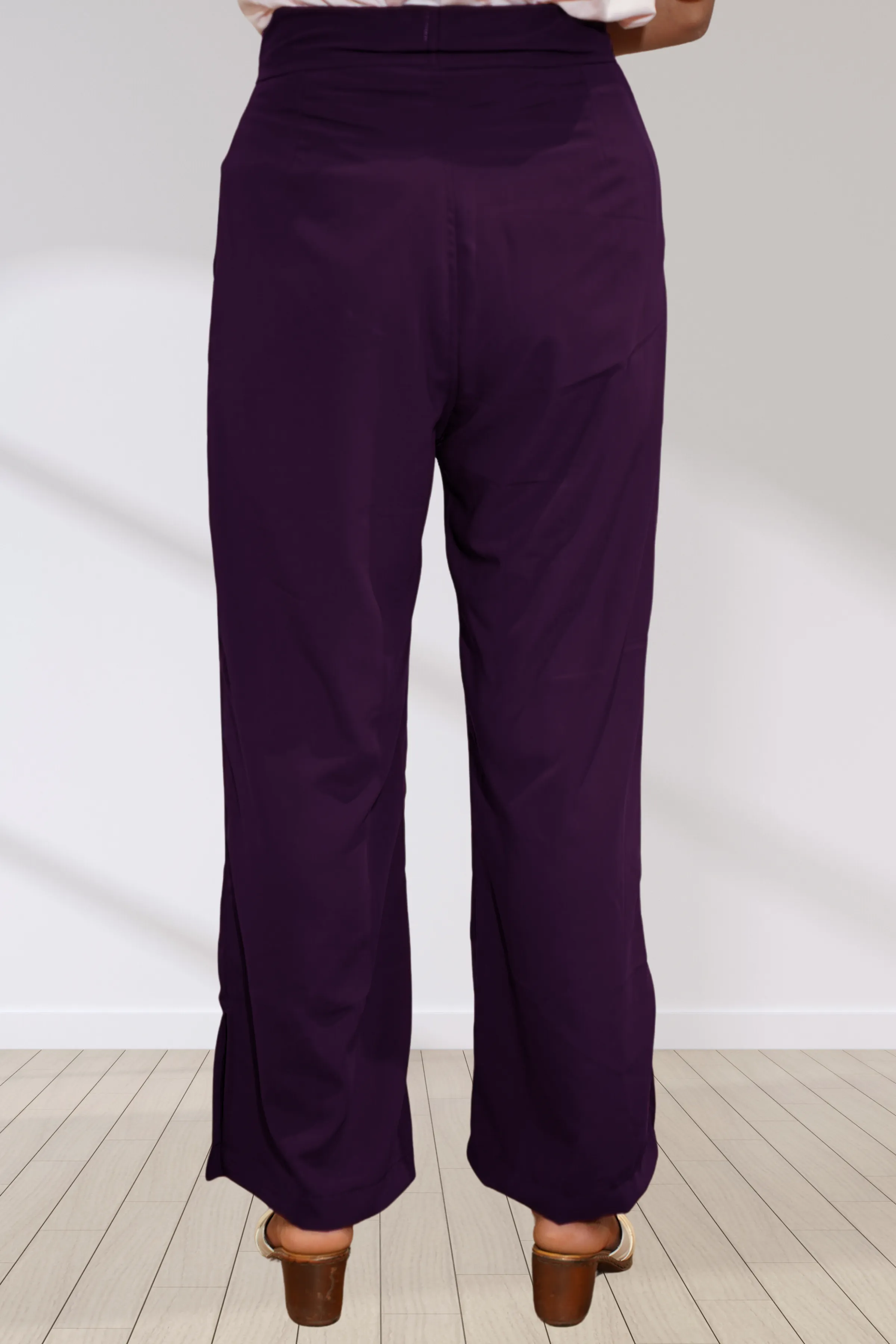 Wine All Day Flared Pants