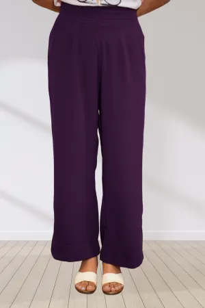 Wine All Day Flared Pants