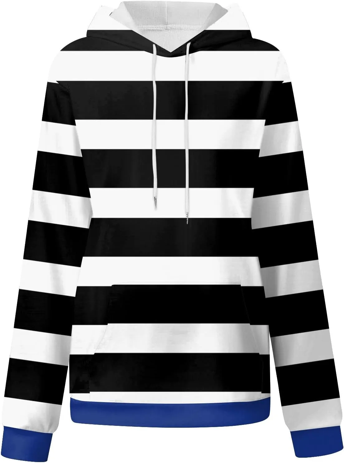 Womens Hoodies Long Sleeve Loose Sweatshirt Graphic Top Drawstring Pullover Hooded Hoodie Fall Outfits with Pocket