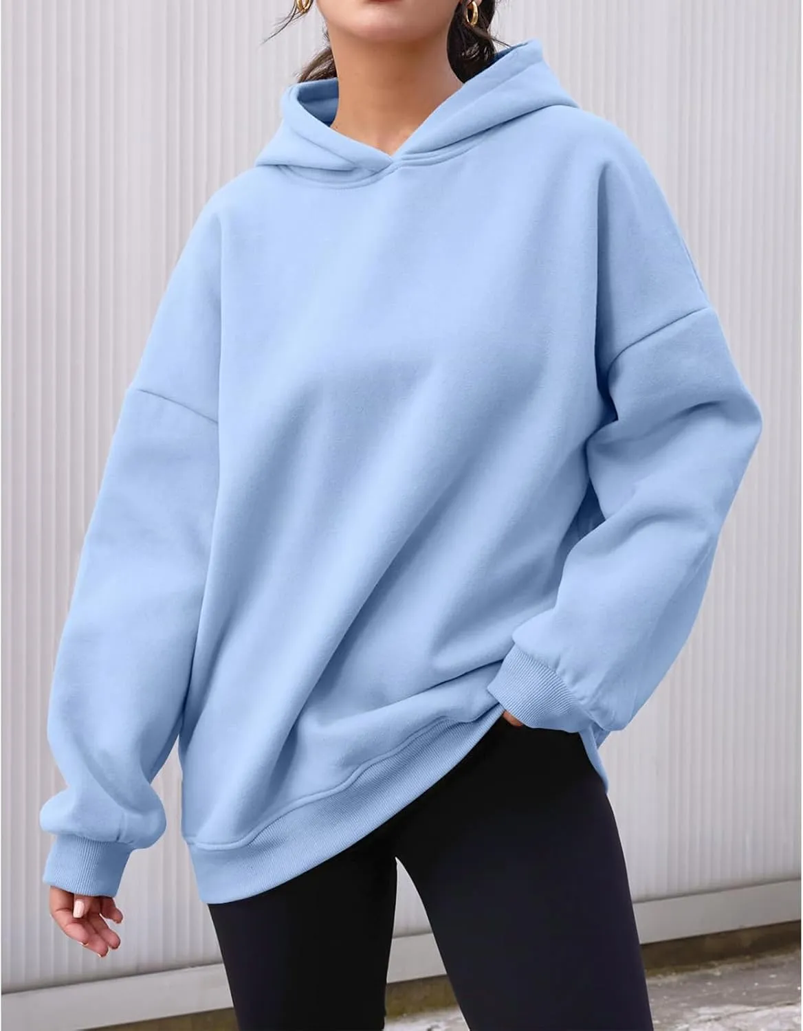 Women's Oversized Hoodies Fleece Sweatshirts Hooded Pullover Fashion Fall Clothes Trendy Outfits Winter Sweater