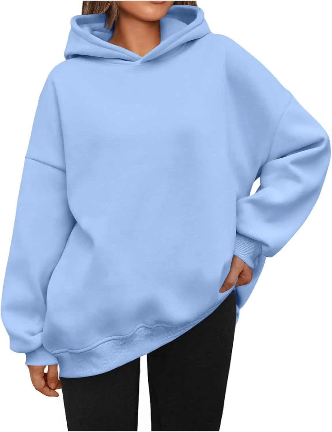 Women's Oversized Hoodies Fleece Sweatshirts Hooded Pullover Fashion Fall Clothes Trendy Outfits Winter Sweater