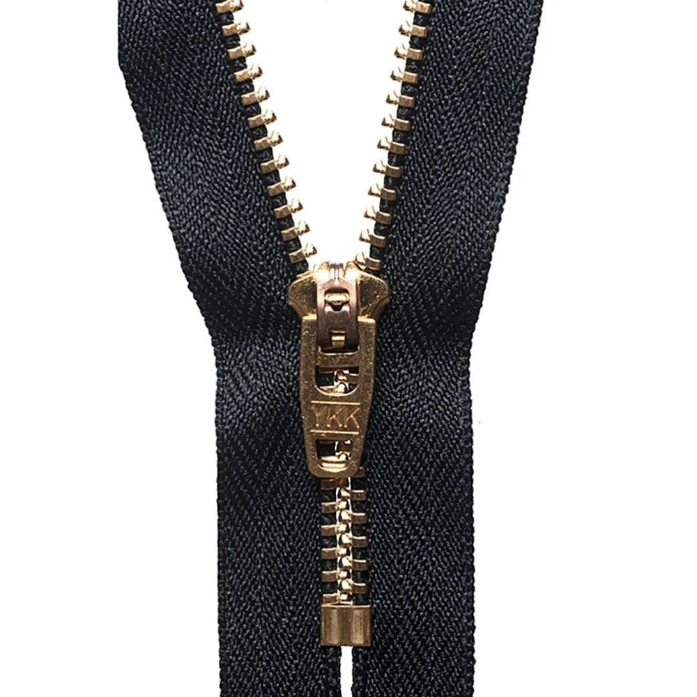 YKK Brass Jeans Zip 15cm Colour 580