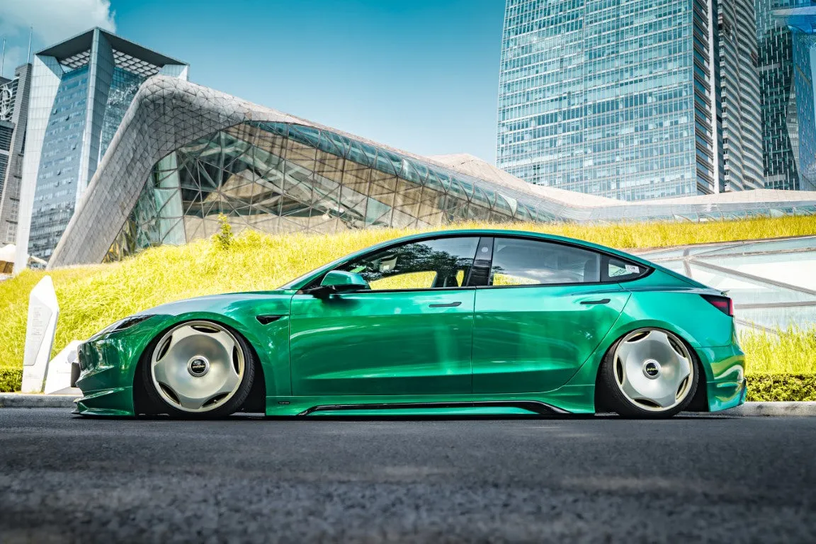 Yofer USA Side Skirts for Tesla Model 3 Highland / Performance 2024-ON ABS / PP