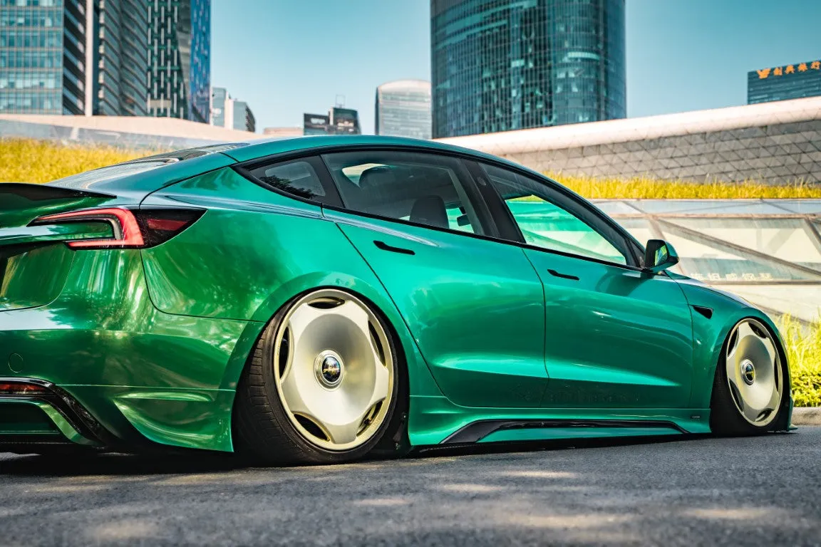 Yofer USA Side Skirts for Tesla Model 3 Highland / Performance 2024-ON ABS / PP