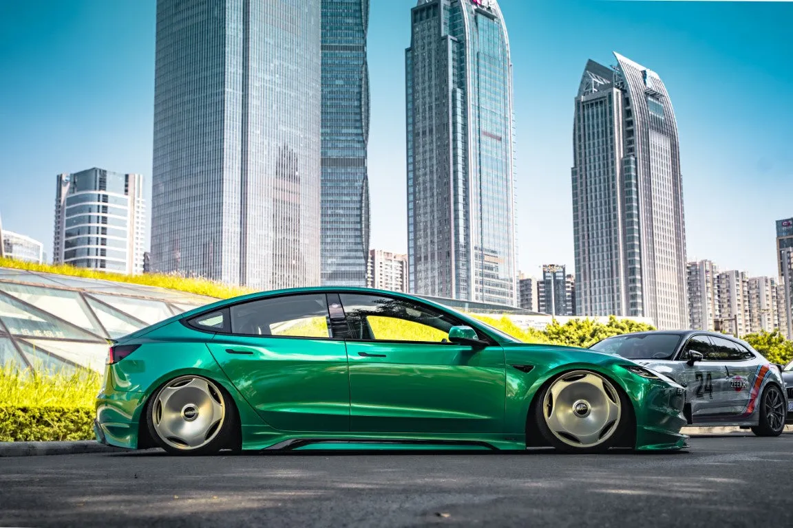 Yofer USA Side Skirts for Tesla Model 3 Highland / Performance 2024-ON ABS / PP
